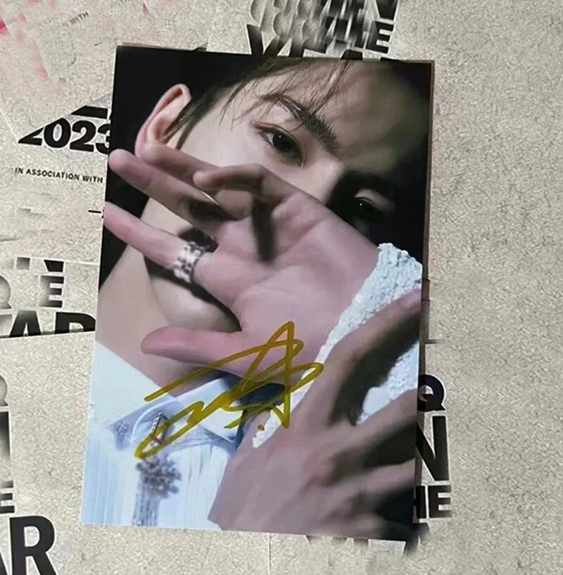 Zhang linghe 张凌赫 zhang ling he Signed Autographed Photo Autograph, изображение 3