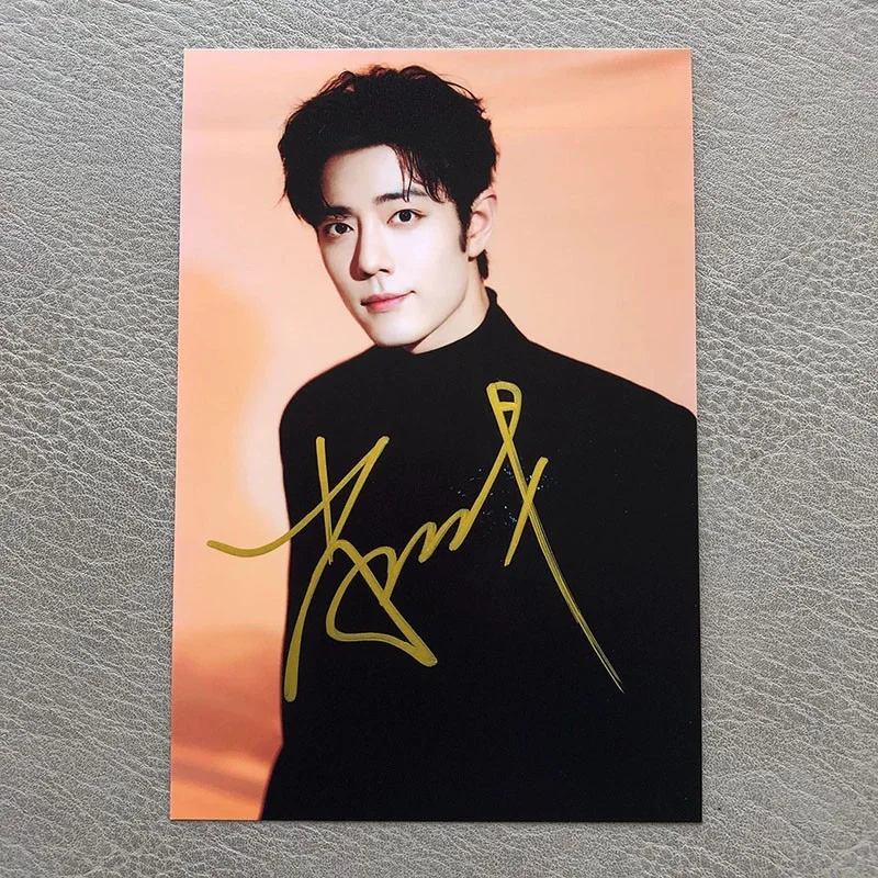 Xiao Zhan 6" Signed Autographed Photo Autograph Collection, image 4