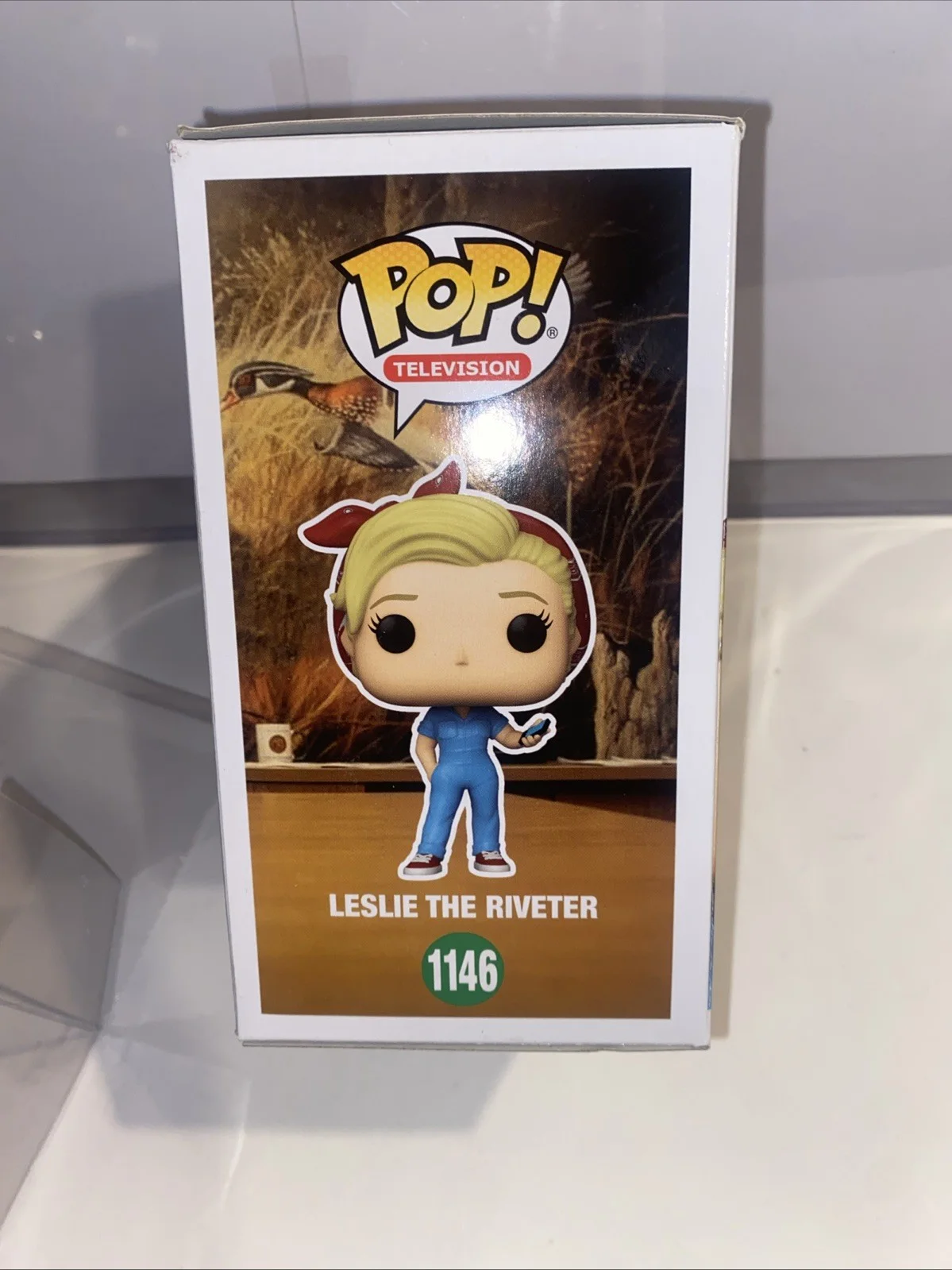 AMY POEHLER — AMY POEHLER SIGNED LESLIE THE RIVETER FUNKO 1146 PARKS AND RECREATION BECKETT, изображение 3