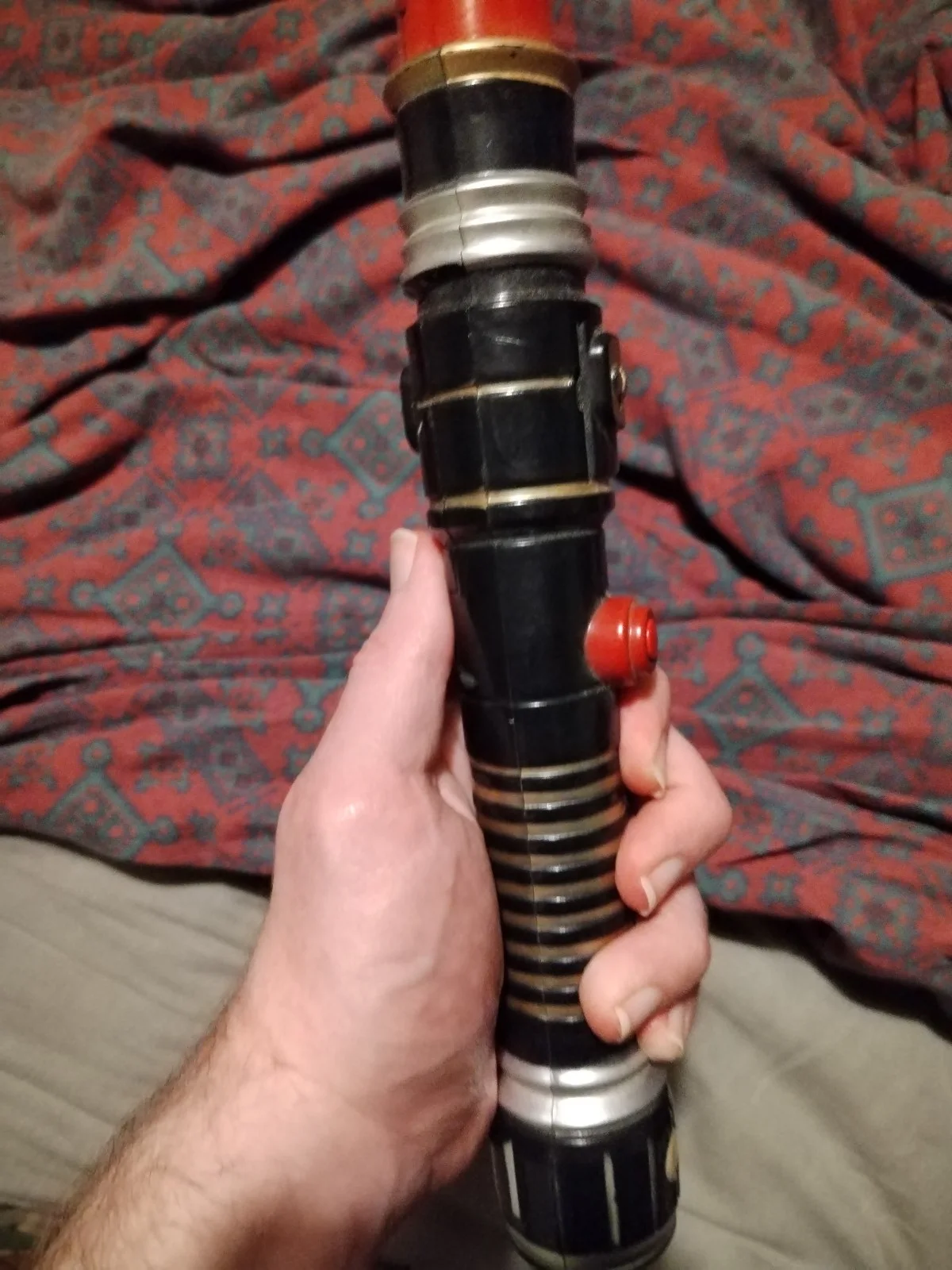 Andrew Lawden signed lightsaber light up toy READ DESCRIPTION Star wars, image 2
