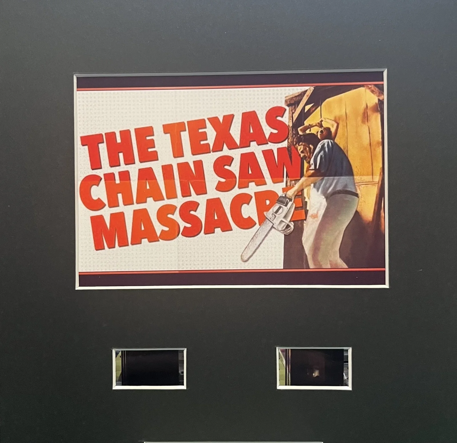 The Texas Chainsaw Massacre.35mm Film Cell MOUNTED DISPLAY, image 2
