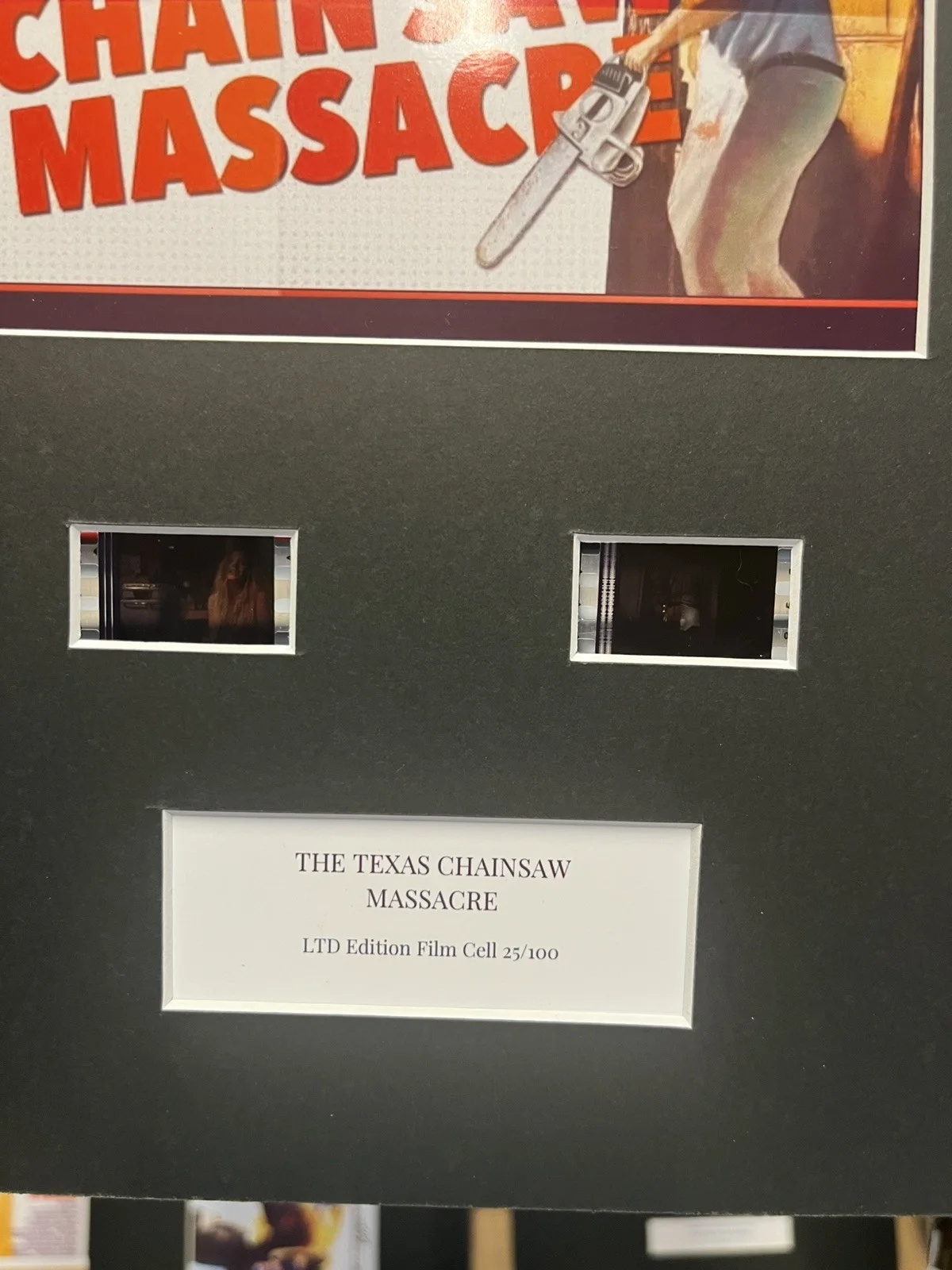 The Texas Chainsaw Massacre.35mm Film Cell MOUNTED DISPLAY, image 3