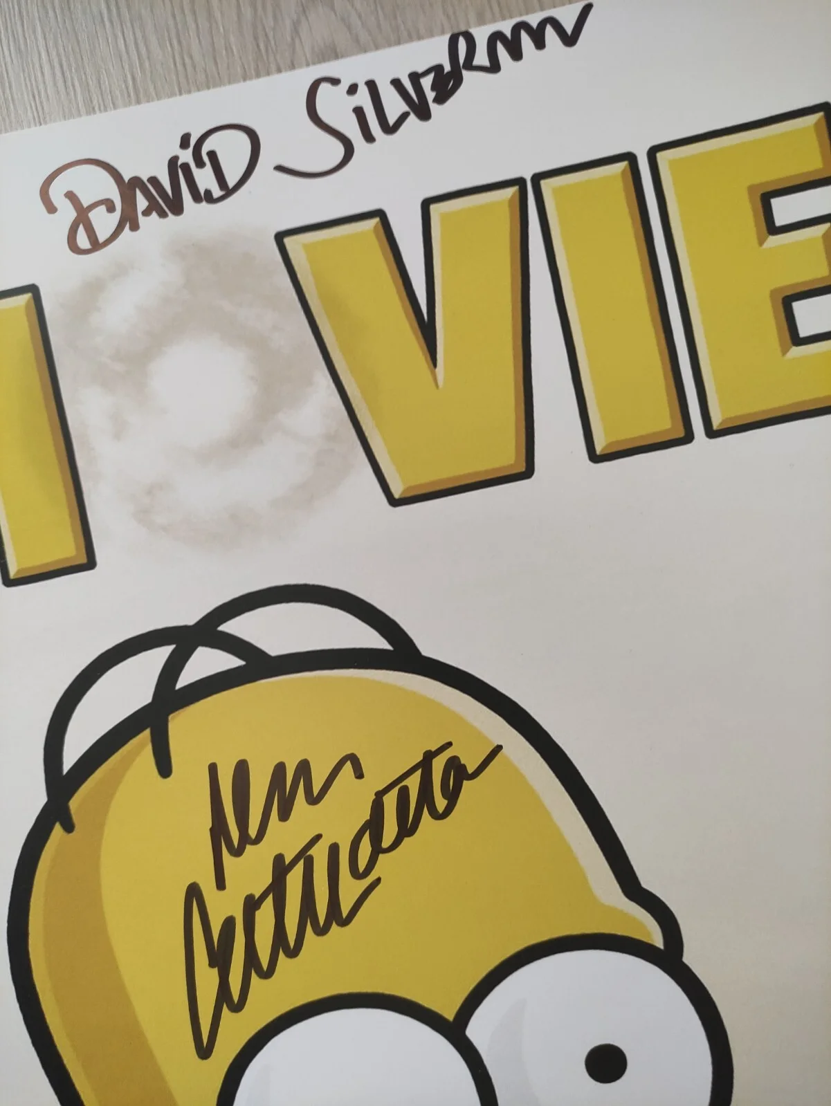 David Silverman, Dan Castellaneta — Autograph David Silverman,Dan Castellaneta Signed 11x17 Poster ( The Simpsons ), изображение 2