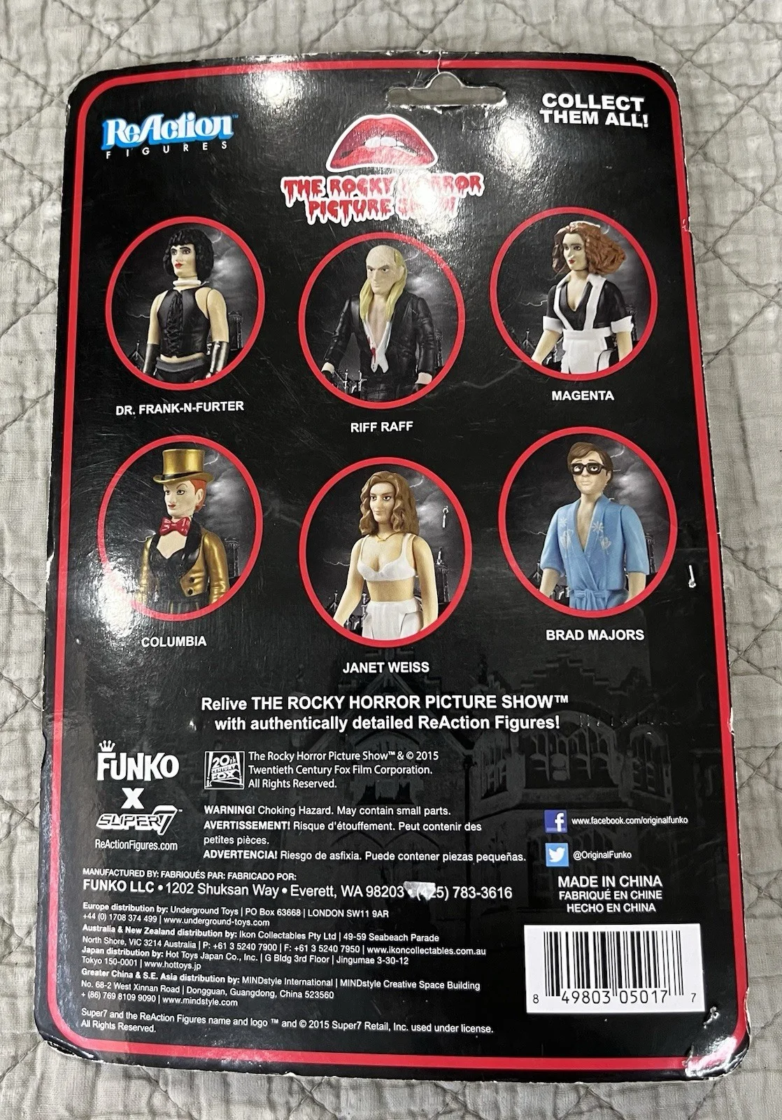 BARRY BOSTWICK Signed ReAction Rocky Horror Picture Show Brad Majors Figure New, изображение 2