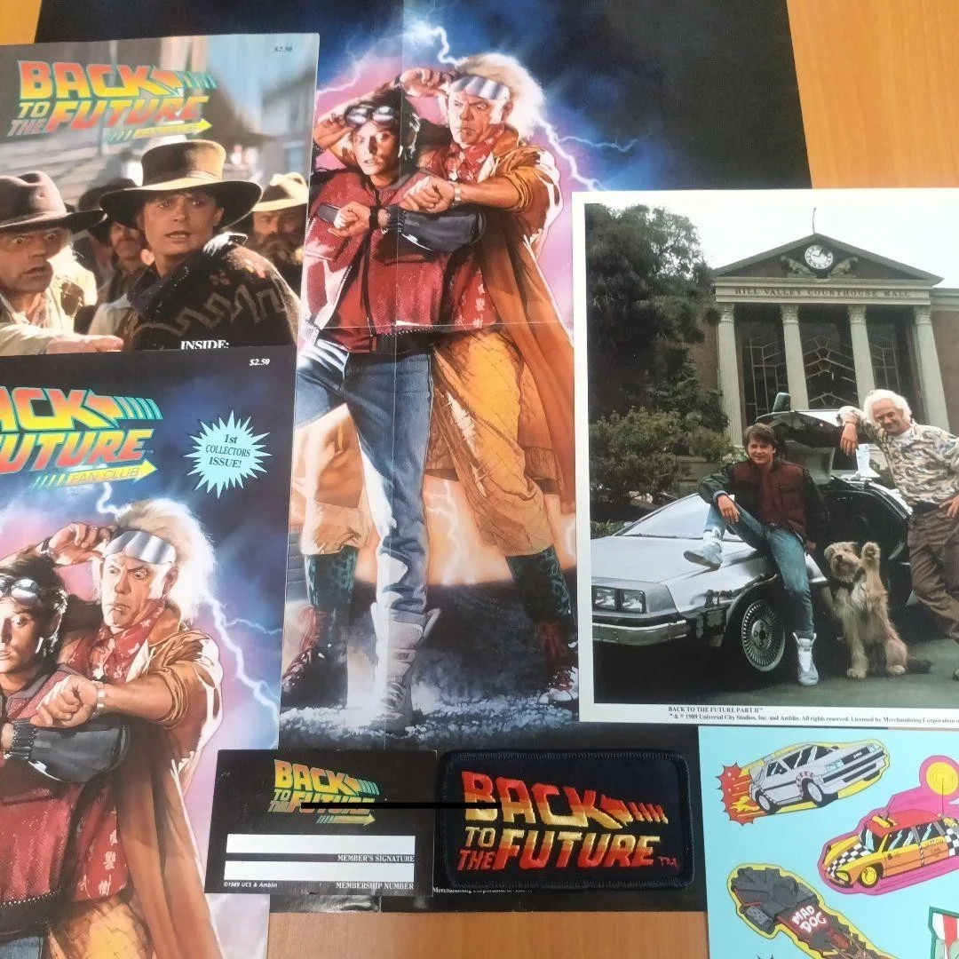 Back to the Future Fan Club Membership Kit 1989 BTTF Rare Set, image 3