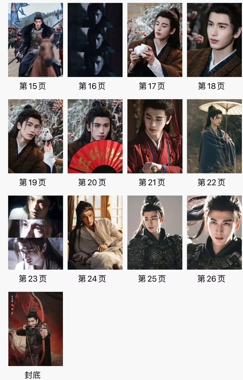 Chinese Zhu Yu Zhang Linghe Xie Zheng Album Photo Book Collection, изображение 3