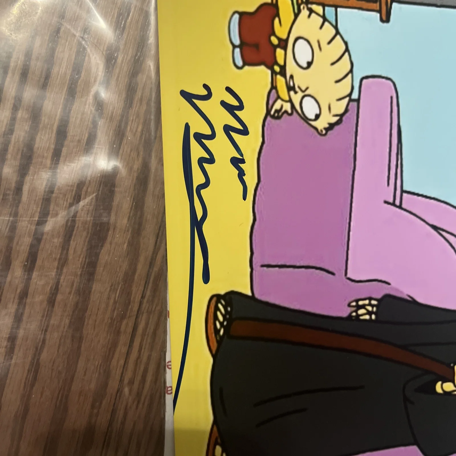 Norm macdonald signed Family Guy DEATH Jsa Certified SNL, Dirty Work, Norm Show, image 2