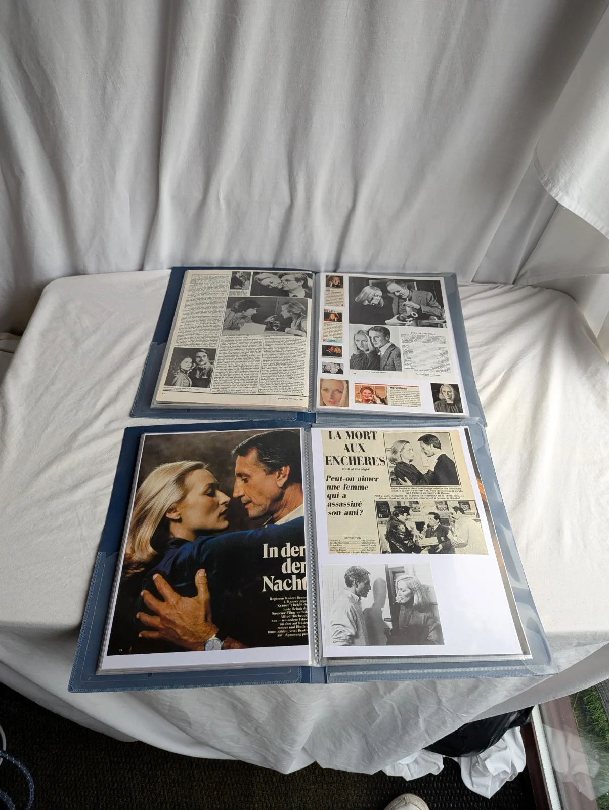 Still of the Night Film Memorabilia Archive Meryl Streep Photos & Articles Rare, изображение 3