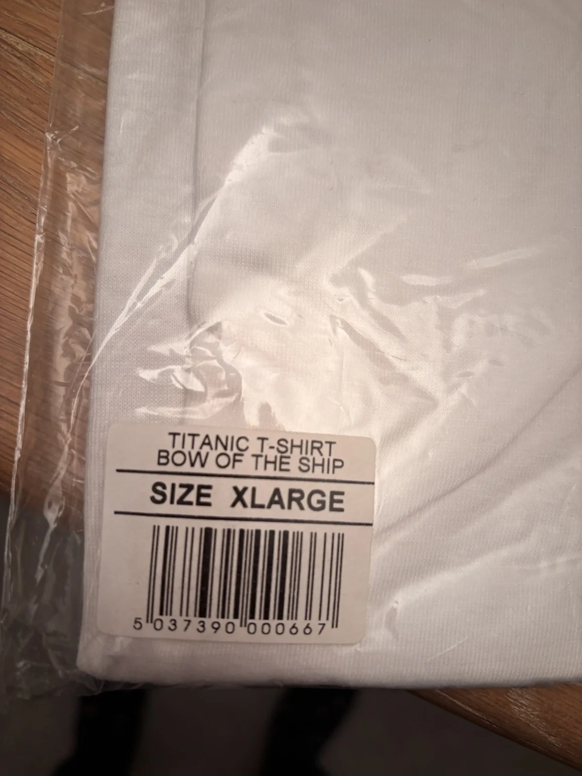 Hanes Vintage Titanic 1998 Movie T-Shirt Size XL Dead Old Stock Sealed, изображение 4