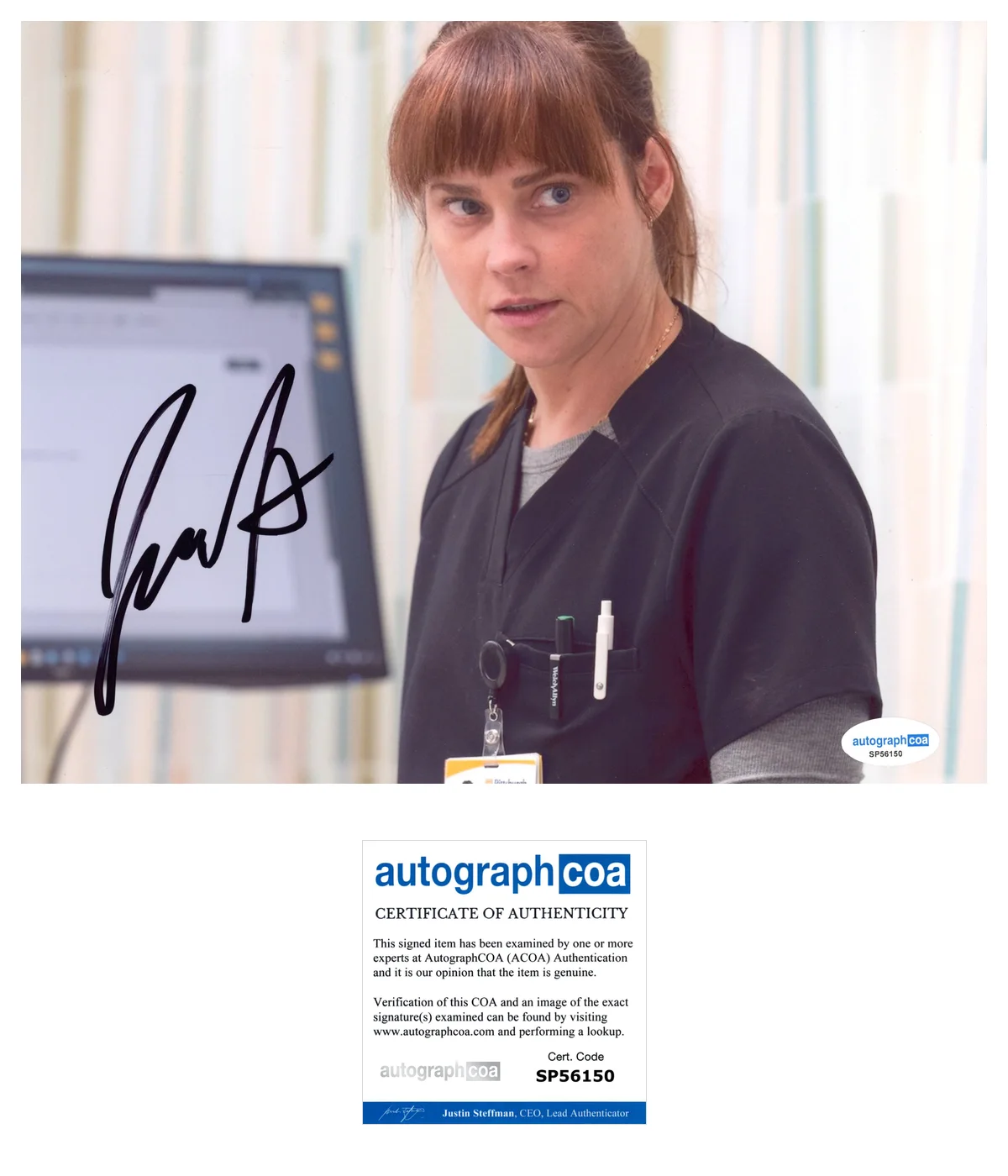 FIONA DOURIF — FIONA DOURIF SIGNED "THE PITT" 8X10 PHOTO AUTOGRAPH ACOA