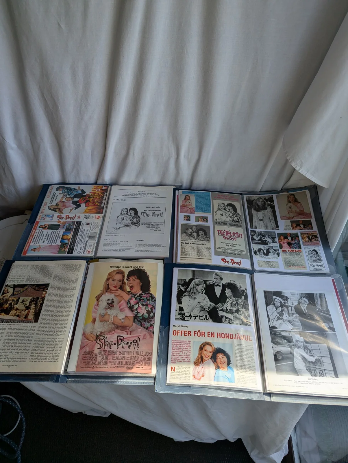 She Devil Film Memorabilia Archive Meryl Streep Photos & Articles Rare Vintage, изображение 3