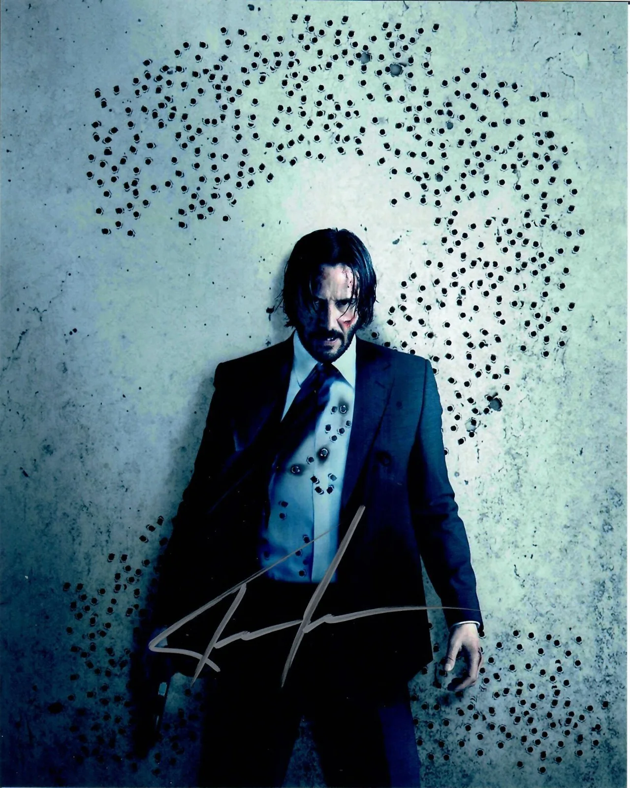 Keanu Reeves — Keanu Reeves As John Wick TV Series Signed Autograph 8x10 Photo TTM COA