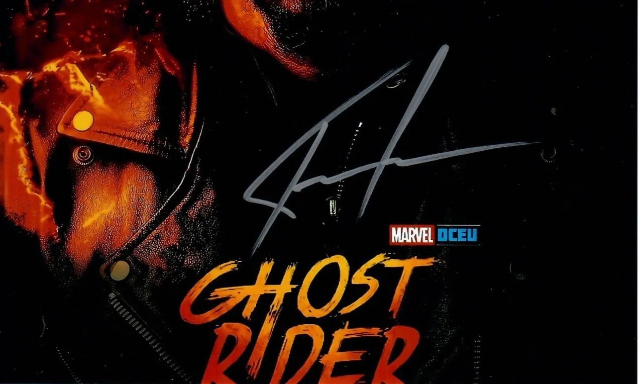 Keanu Reeves — Keanu Reeves Ghost Rider Marvel DCEU Movie Actor Signed 8 x 10 Photo TTM COA, image 2