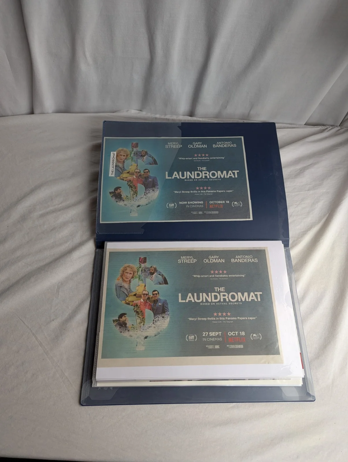 Laundromat Meryl Streep Film Memrobillia Press Clippings & Photos Rare Archive, изображение 4