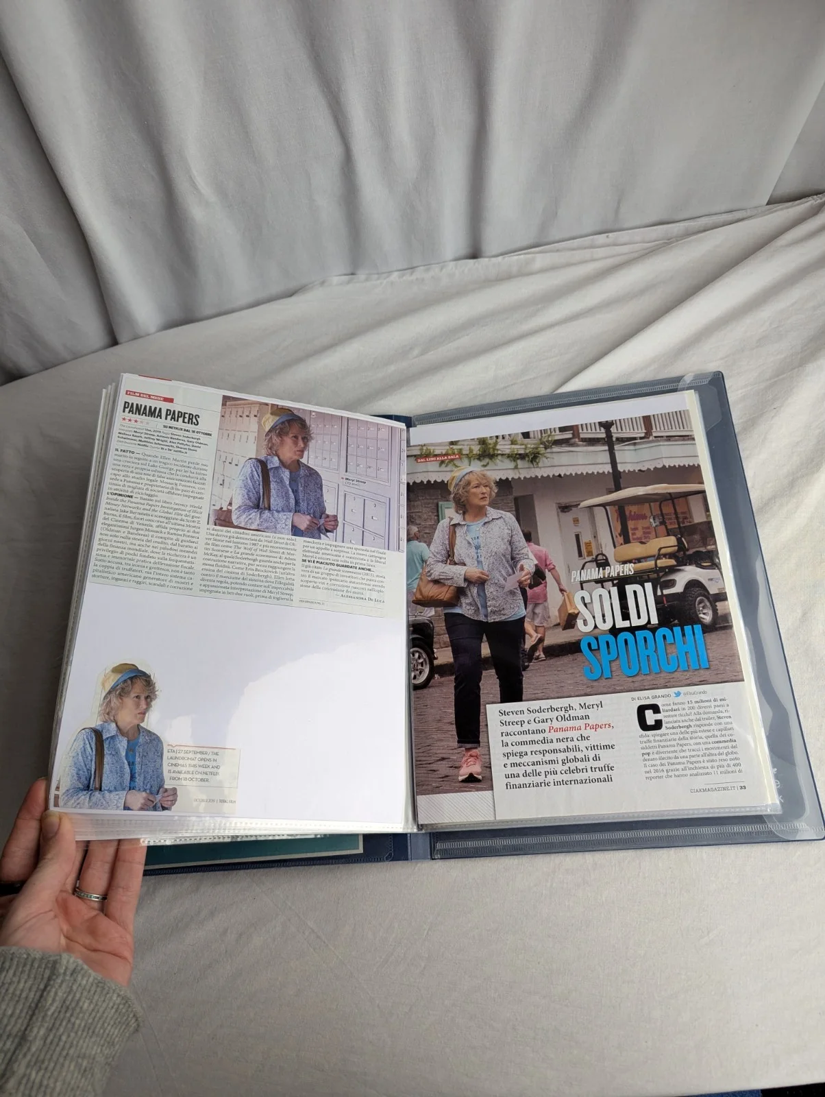 Laundromat Meryl Streep Film Memrobillia Press Clippings & Photos Rare Archive, изображение 5
