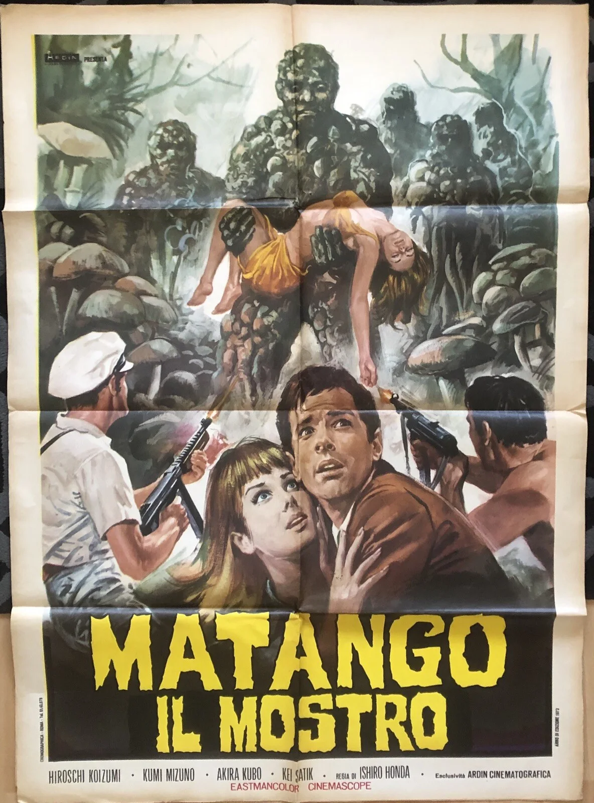 MATANGO 1973 ORIGINAL ITALIAN 2-SHEET POSTER NEAR MINT, image 3