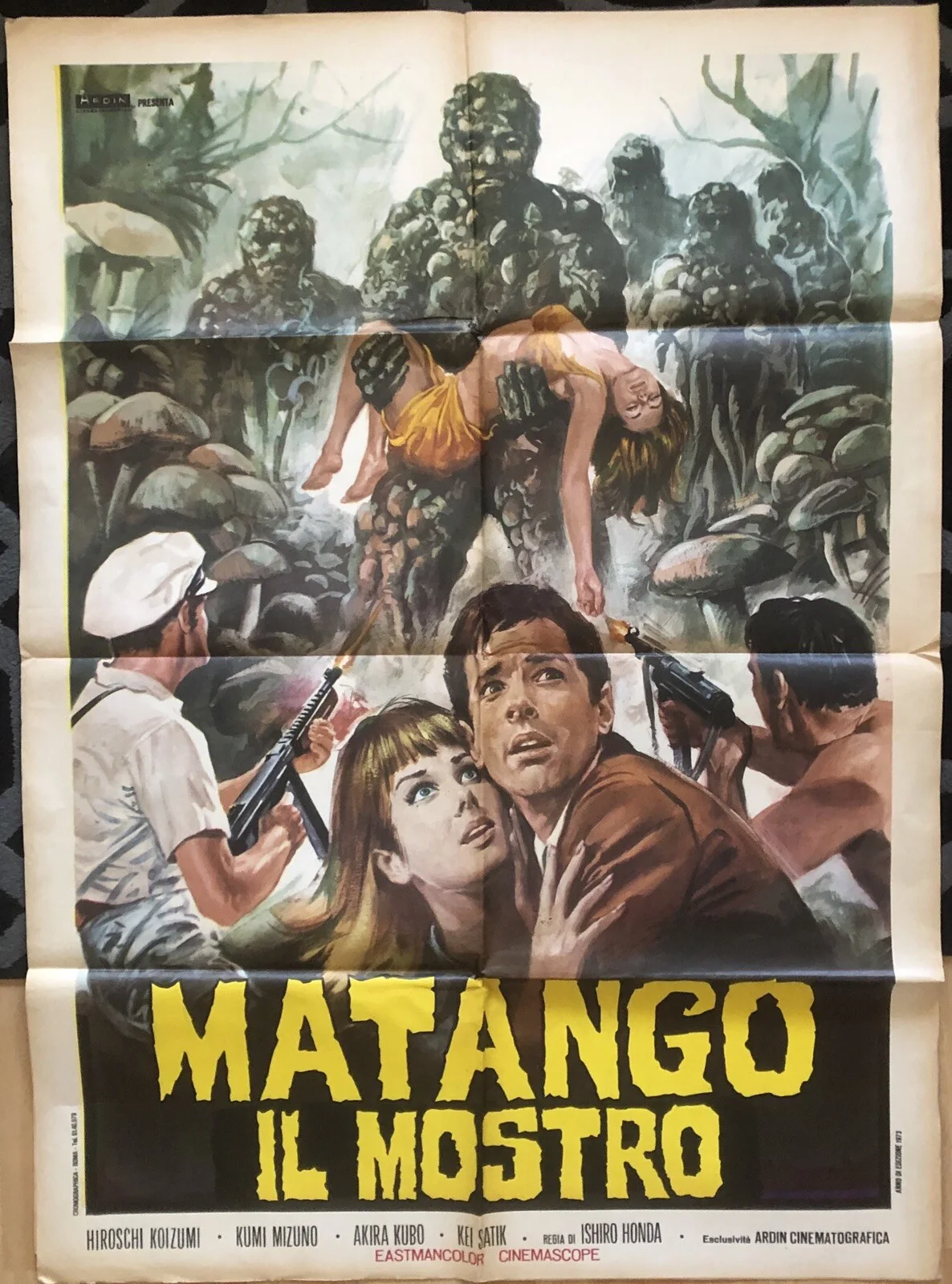 MATANGO 1973 ORIGINAL ITALIAN 2-SHEET POSTER NEAR MINT, image 4