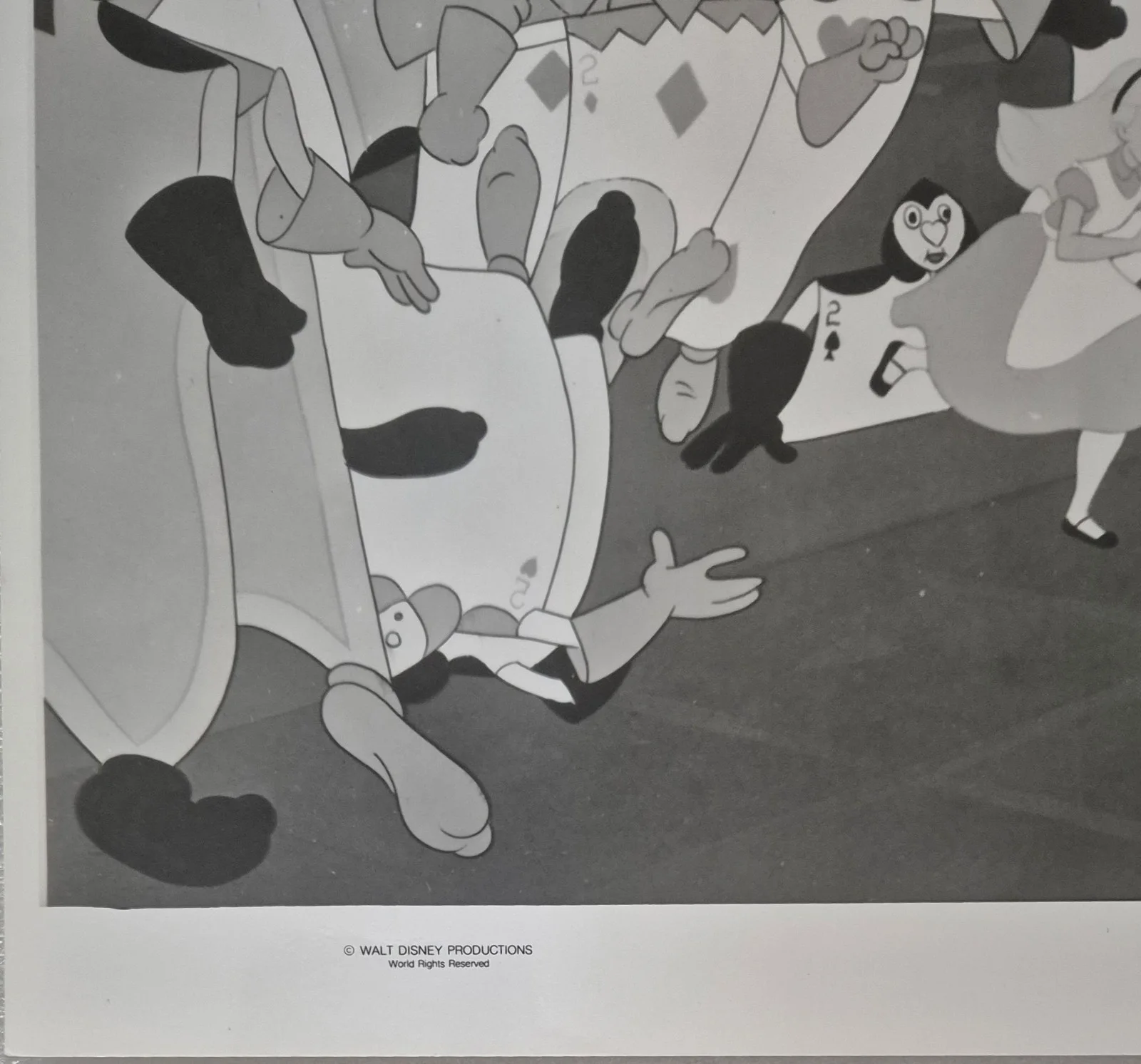 1951 ALICE IN WONDERLAND - Press Photo / Lobby Card 10" x 8" - Walt Disney #16, изображение 2