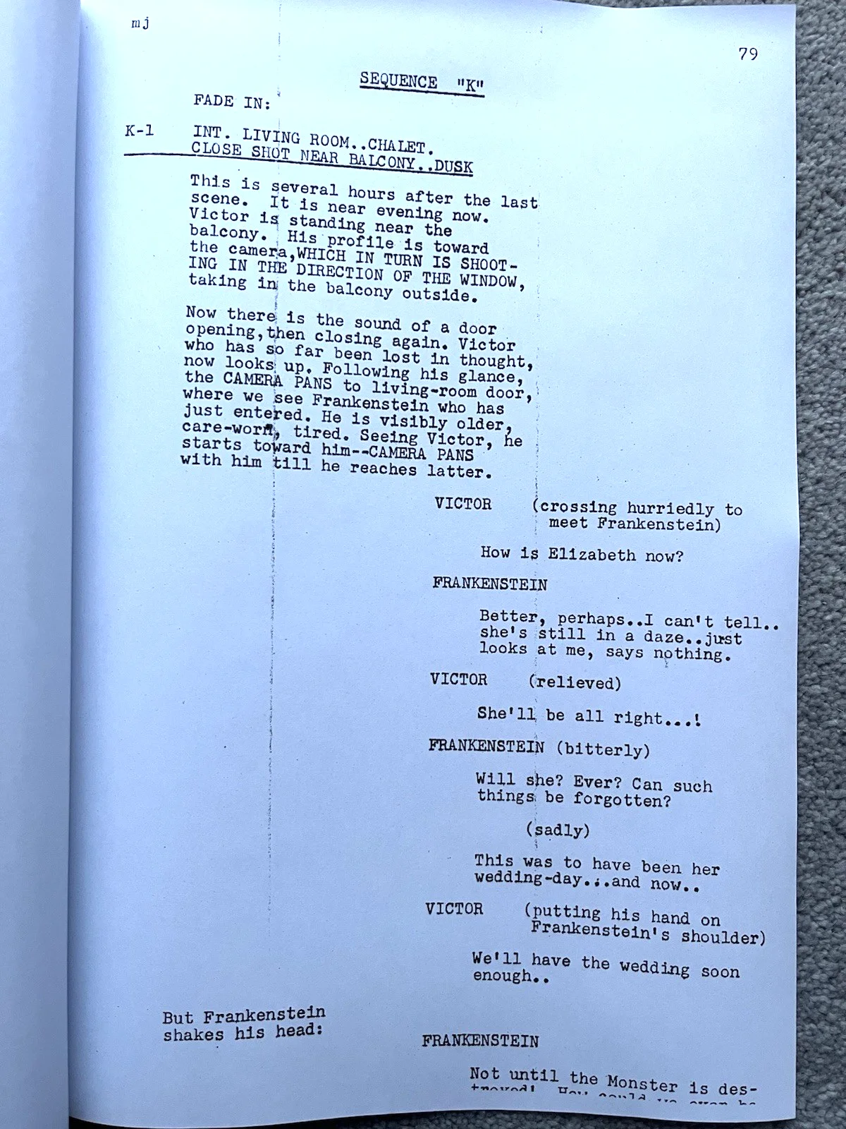 Frankenstein (1931) Film Script / Screenplay. James Whale, Boris Karloff., image 2