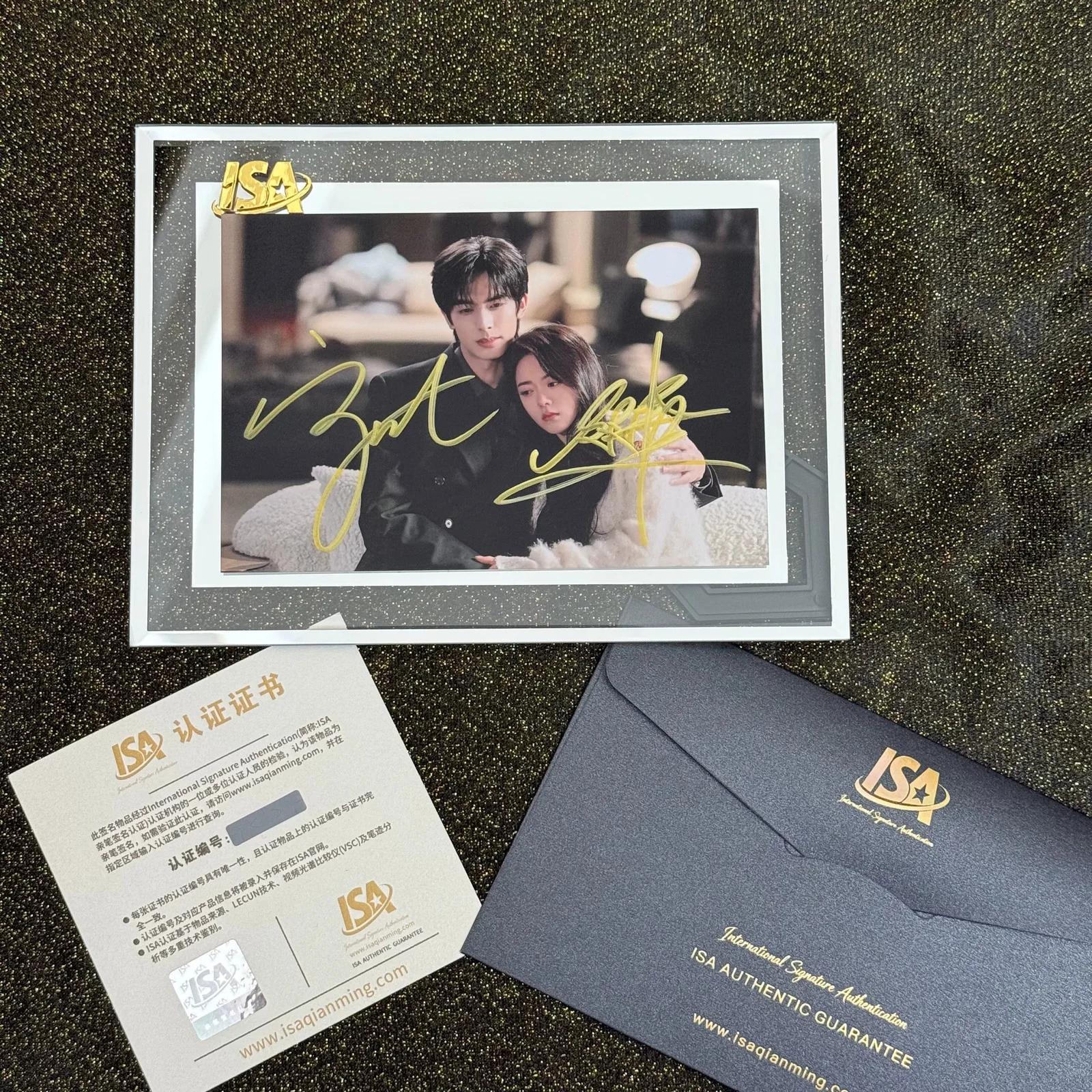 Shine on Me Song weilong Official Photo signature photo 6-inch, изображение 4