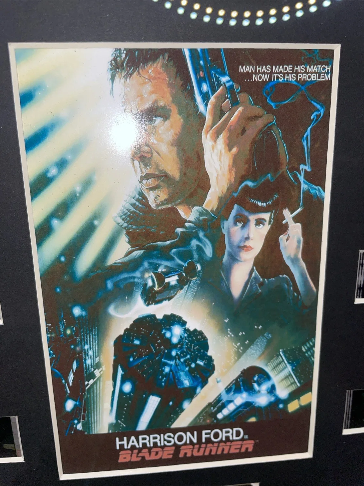 BLADE RUNNER Rare Limited Edition 58/200 Framed 35mm Film Cells Display Plaque, image 2