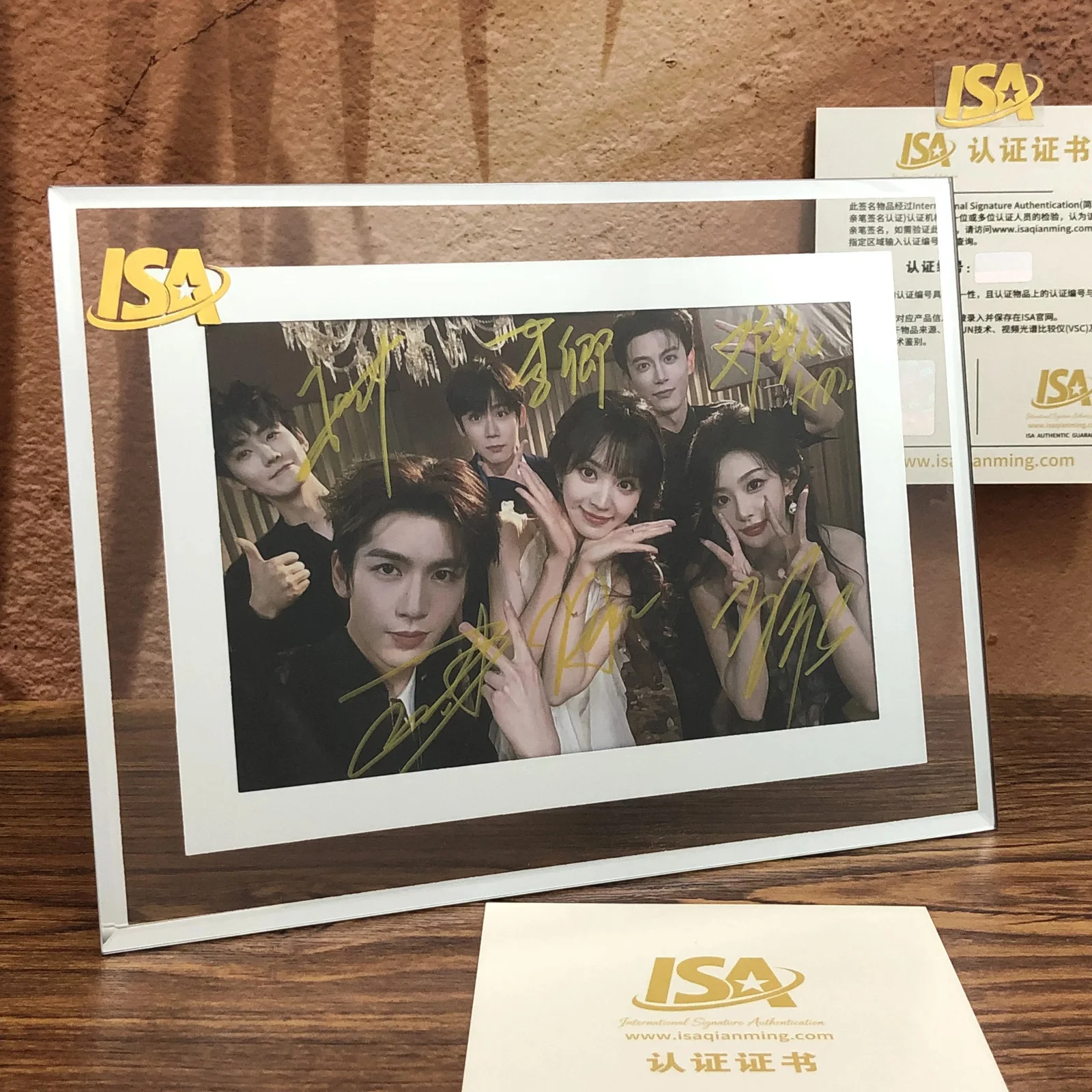 NEW OF THE Pursuit of Jade Zhang Linghe &Tian Xiwei's signature photo !!HOT GIFT, изображение 4