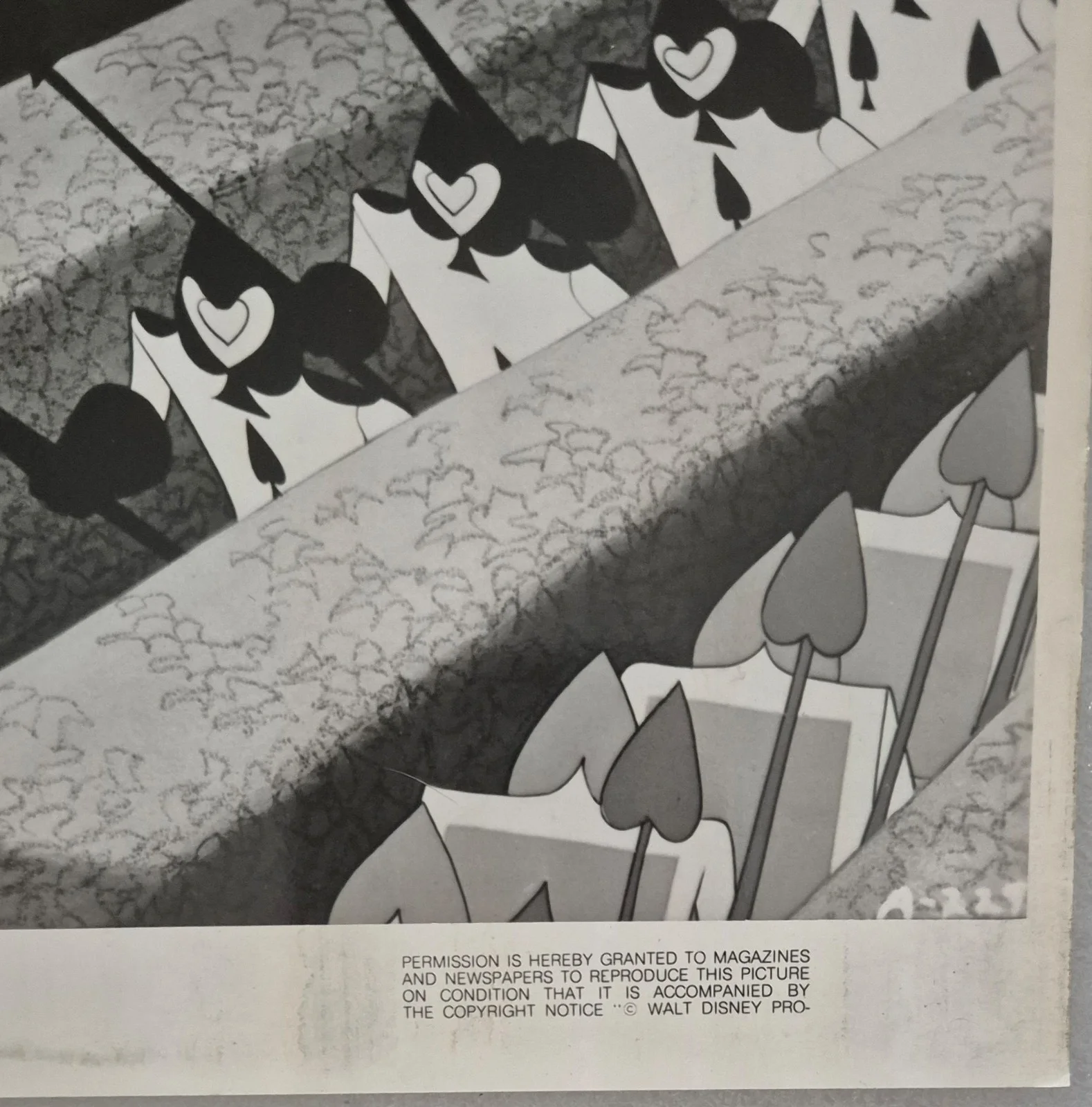 1951 ALICE IN WONDERLAND - Press Photo / Lobby Card 10" x 8" - Walt Disney #17, изображение 2