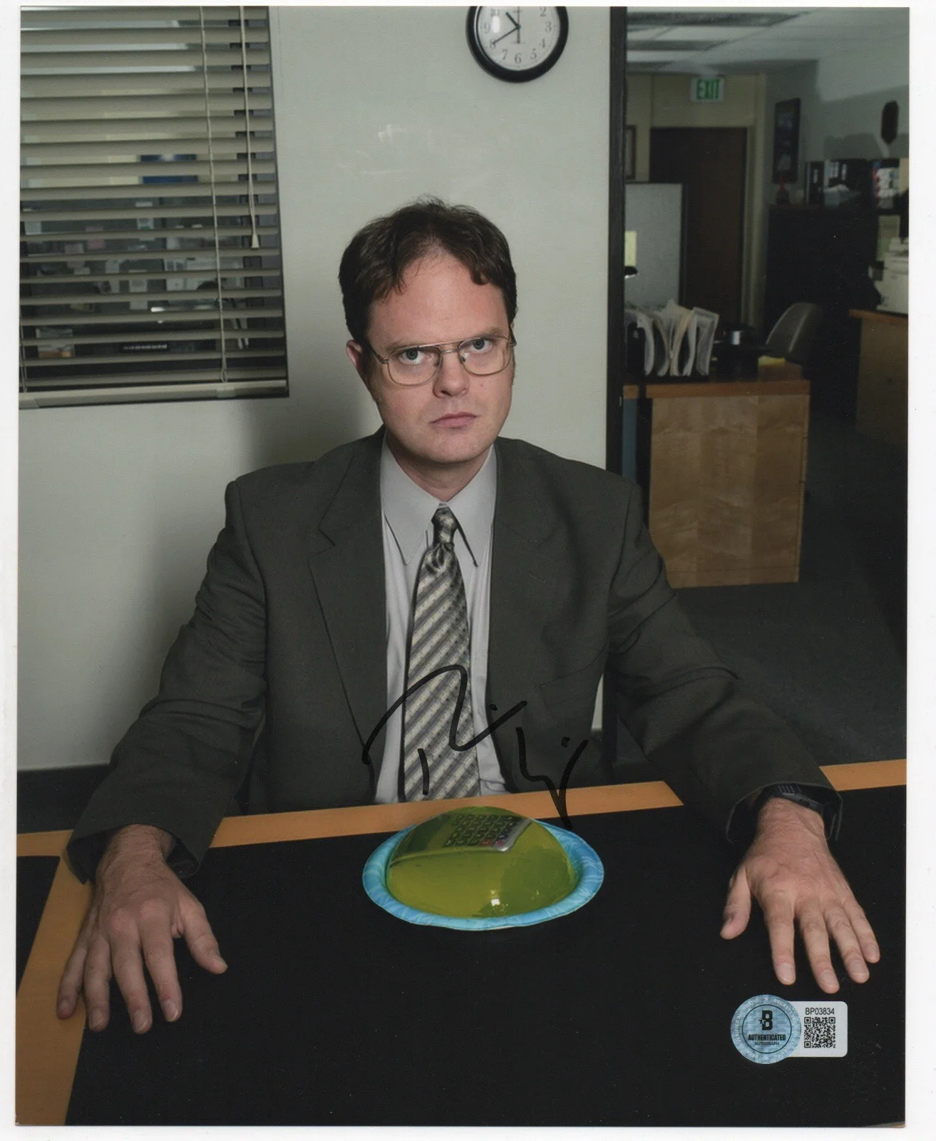 Rainn Wilson — Rainn Wilson autographed signed 8x10 photo Beckett BAS COA Dwight Schrute Office