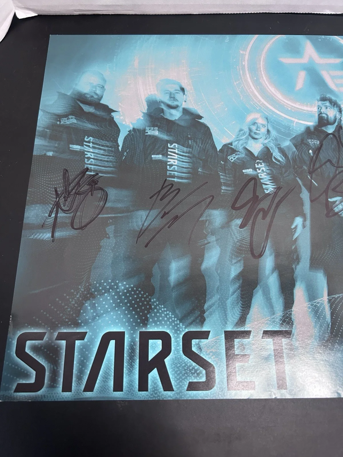 STARSET Signed Autographed Acoustic Event 3 Tour Poster, Original 24 x 18 in, image 2