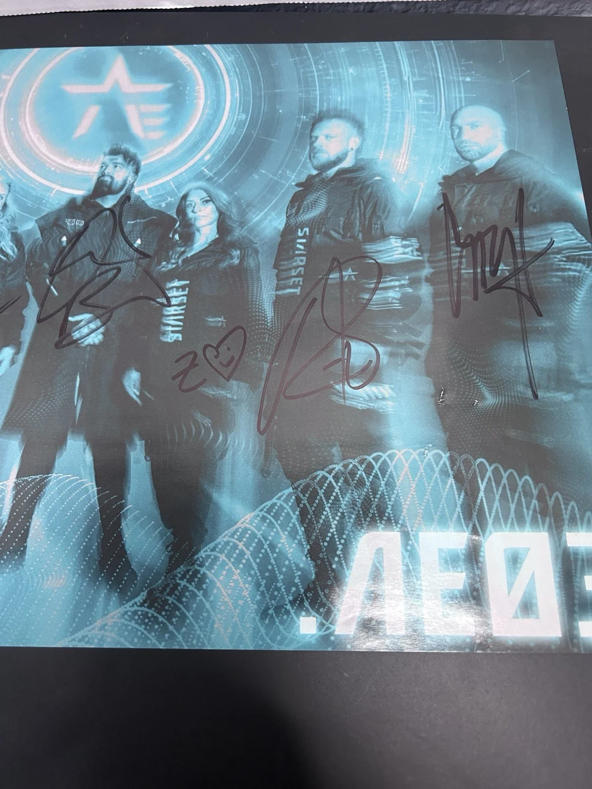STARSET Signed Autographed Acoustic Event 3 Tour Poster, Original 24 x 18 in, image 3