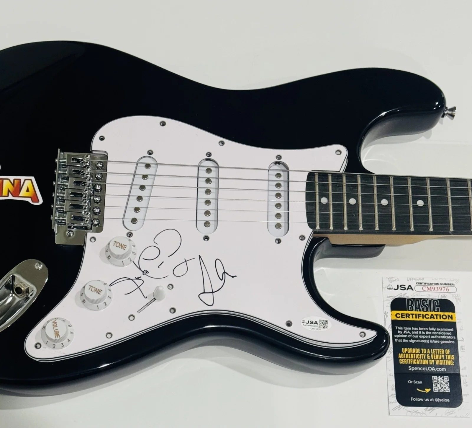 HOT TUNA SIGNED SUNBURST ELECTRIC GUITAR JACK CASADY JORMA KAUKONEN JSA COA, image 2