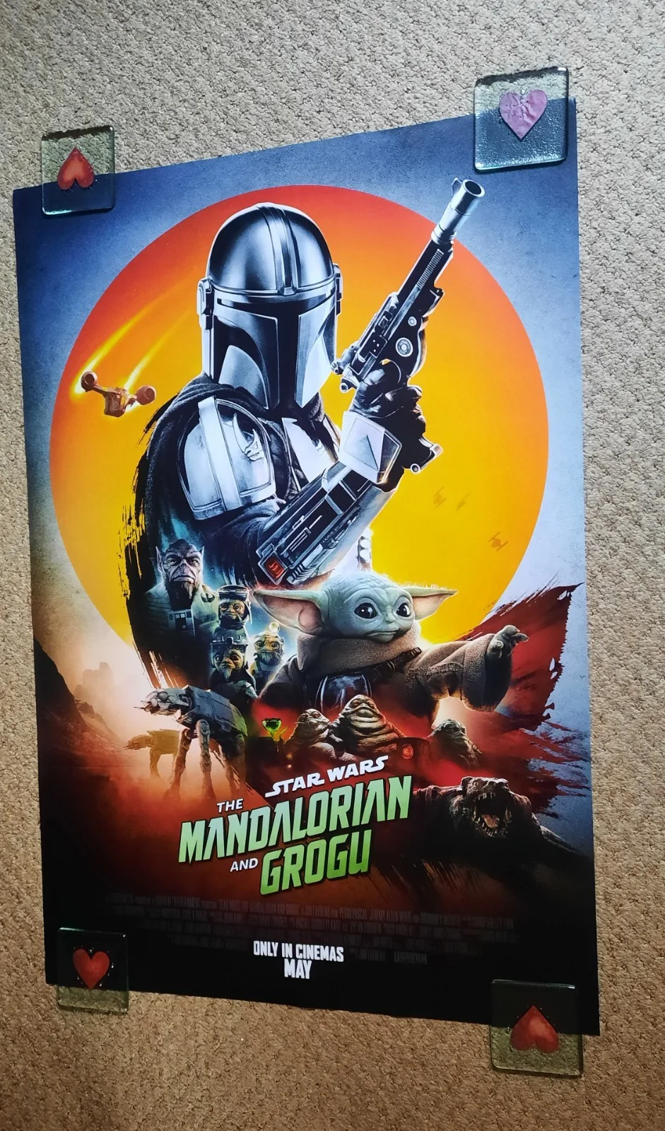 The Mandalorian and Grogu (2026) - Original d/s Cinema One sheet poster 27x40 in, изображение 2