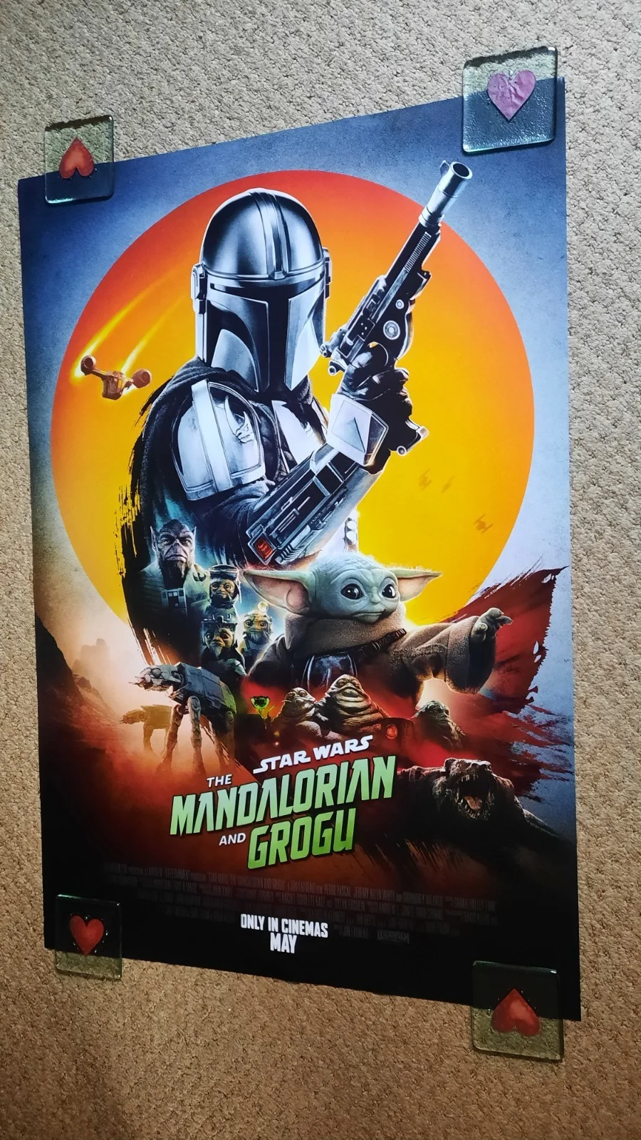 The Mandalorian and Grogu (2026) - Original d/s Cinema One sheet poster 27x40 in, изображение 3
