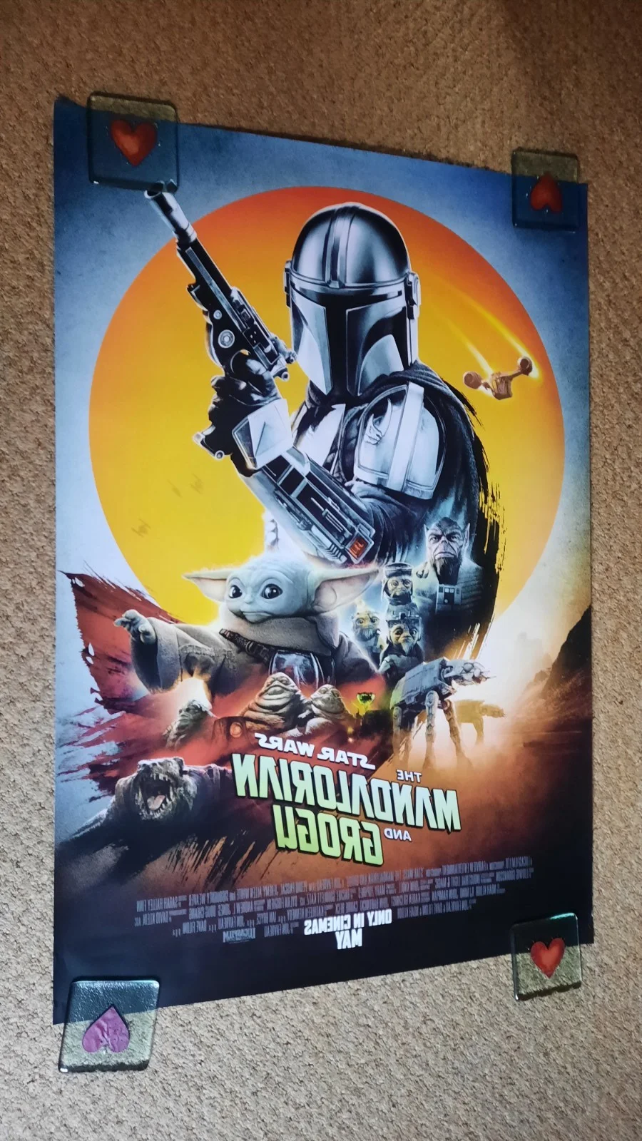 The Mandalorian and Grogu (2026) - Original d/s Cinema One sheet poster 27x40 in, изображение 4