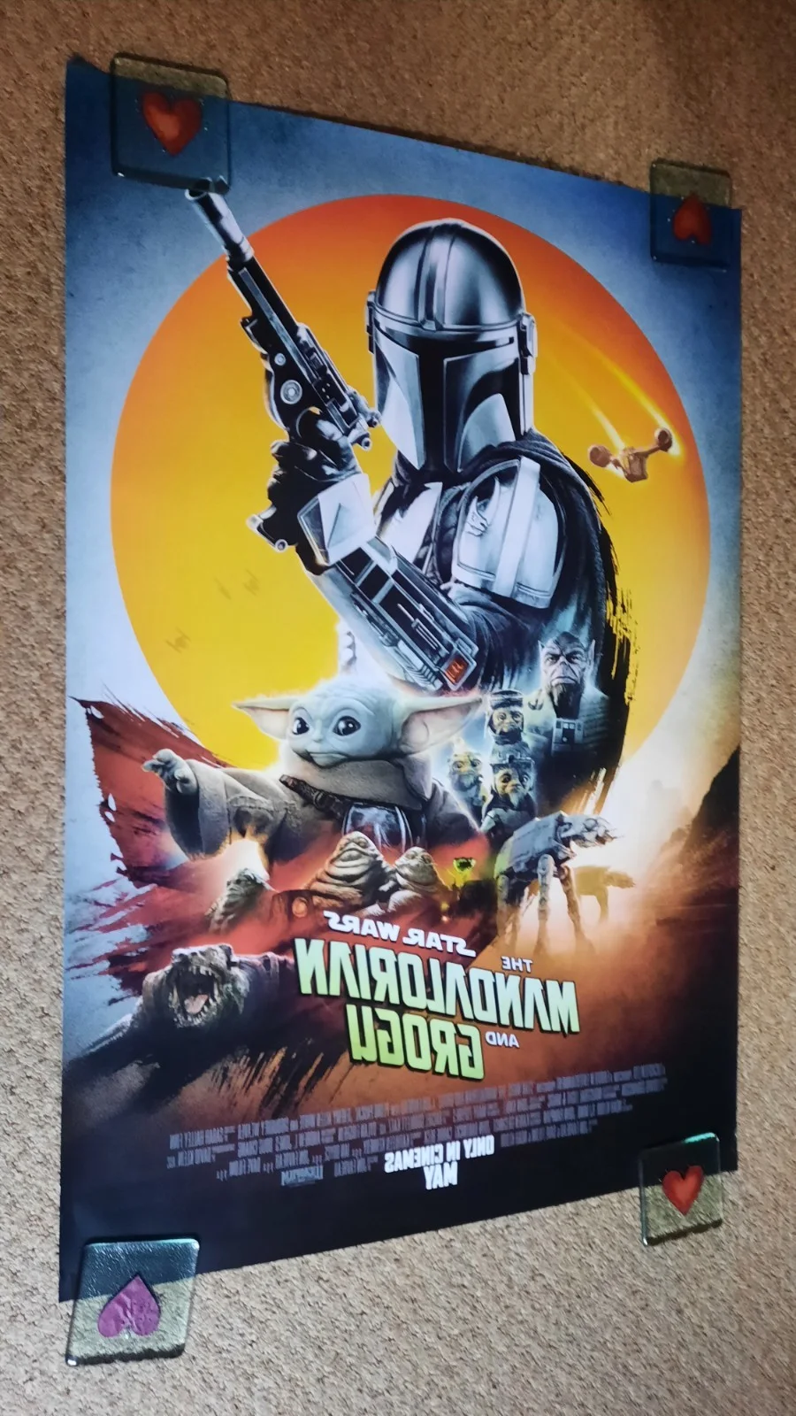 The Mandalorian and Grogu (2026) - Original d/s Cinema One sheet poster 27x40 in, изображение 5
