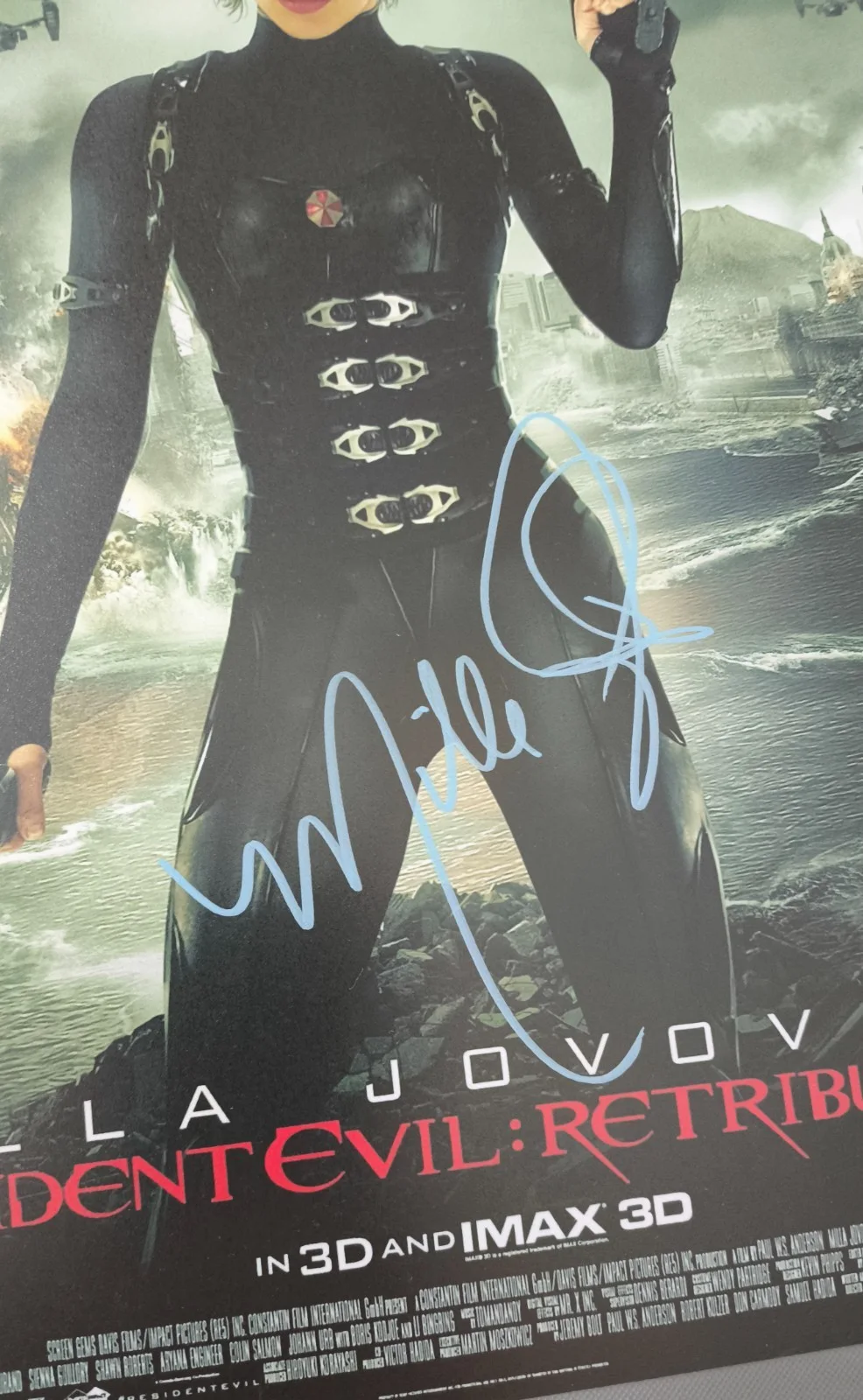 MILLA JOVOVICH — MILLA JOVOVICH ( Resident Evil ) SIGNED AUTOGRAPHED PHOTO 8X12 RARE, изображение 3