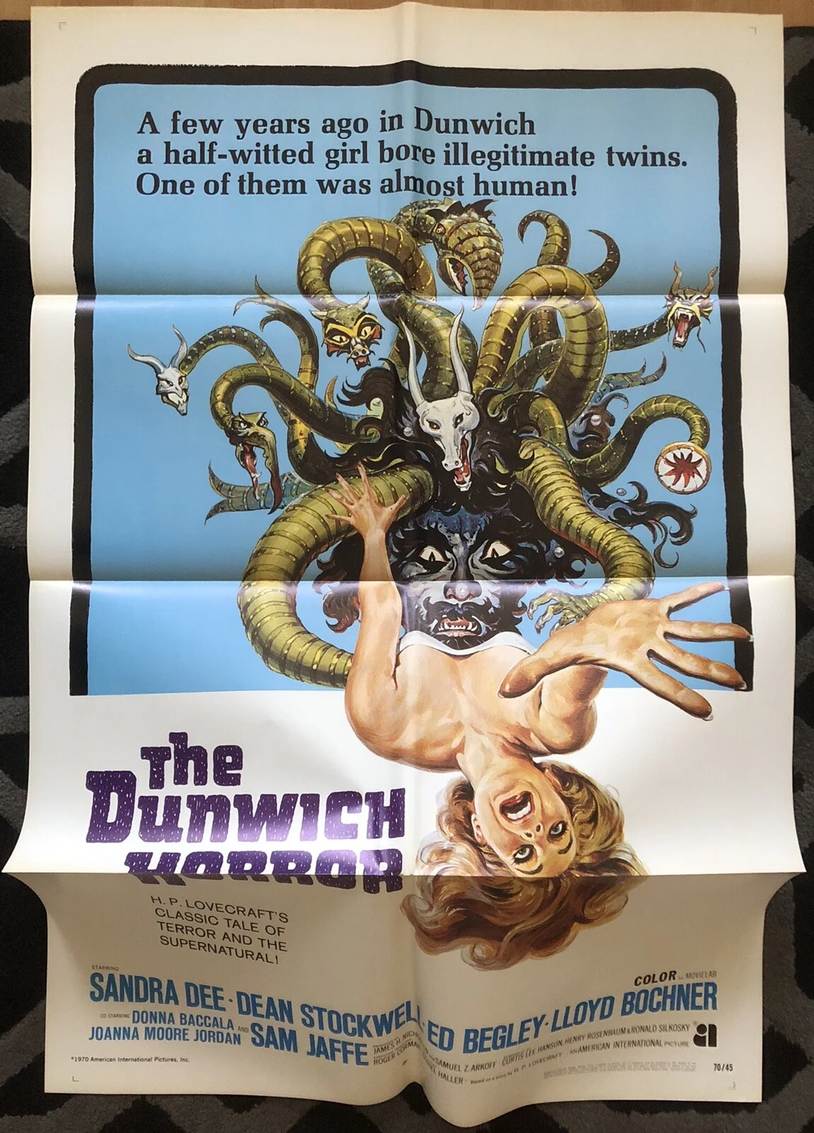 THE DUNWICH HORROR 1970 ORIGINAL U.S. 1-SHEET POSTER NEAR MINT, image 2