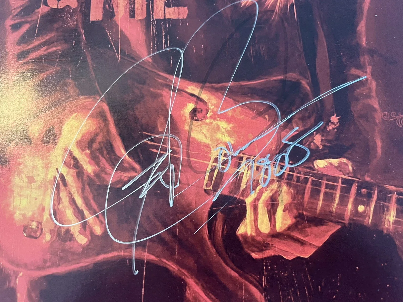 JOE BONAMASSA AUTOGRAPHED YOU AND ME HANDSIGNED 11 X 14 PROMO POSTER, изображение 2