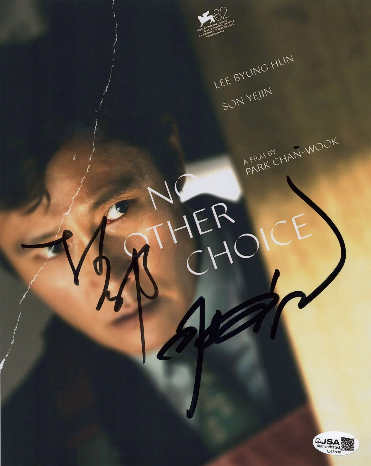 Lee Byung-Hun, Park Chan-Wook — Lee Byung-Hun & Park Chan-Wook signed "NO OTHER CHOICE" 8x10 Photo PROOF b JSA, изображение 5