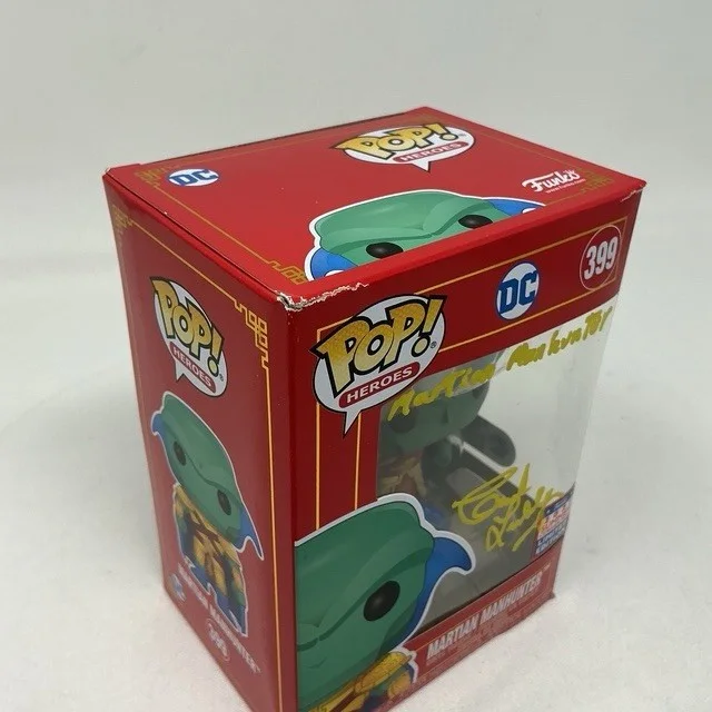 CARL LUMBLY SIGNED MARTIAN MANHUNTER FUNKO POP #399 Limited Edition SWAU .Damage, изображение 5