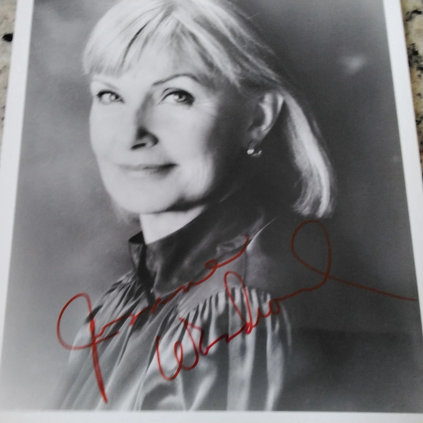 Joanne Woodward SIGNED Photo Movie TV Actress 3 Faces Eve Long Hot Summer Newman, изображение 2