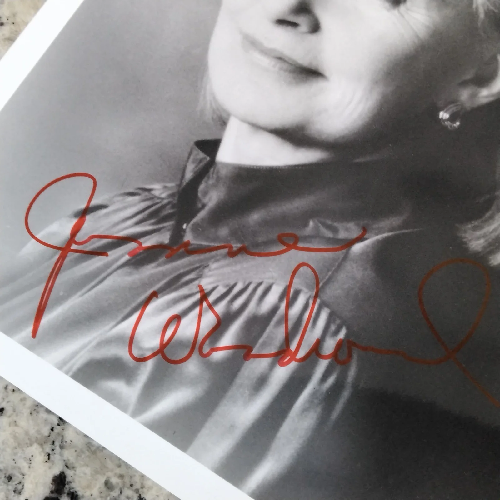 Joanne Woodward SIGNED Photo Movie TV Actress 3 Faces Eve Long Hot Summer Newman, изображение 4