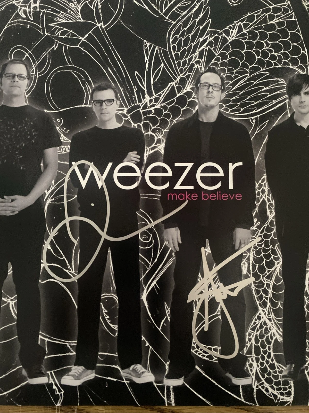 Weezer Autographed Vinyl Album “Make Believe” Rivers Cuomo & Scott Shiner, изображение 2