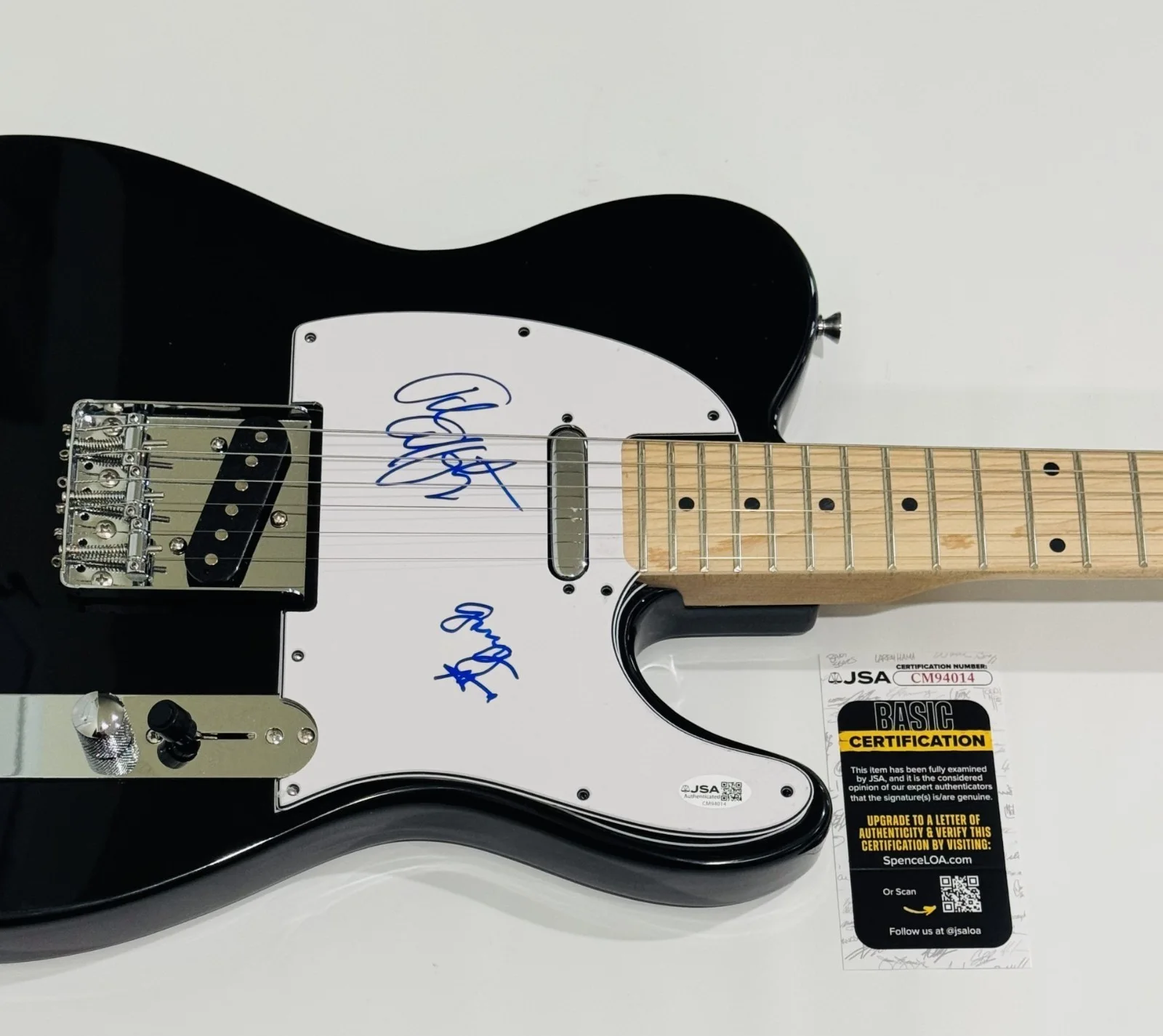 JOHN CAFFERTY AND THE BEAVER BROWN BAND SIGNED GUITAR GARY GRAMOLINI JSA COA, image 2