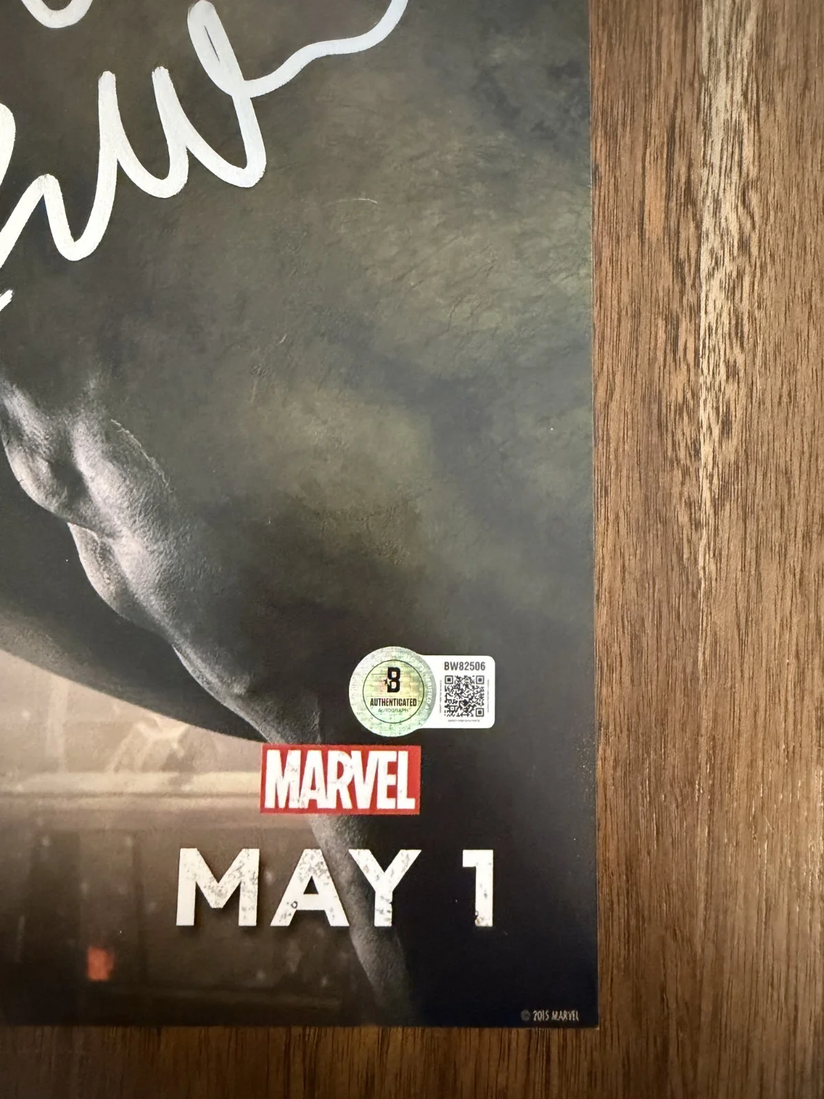 Mark Ruffalo 'Avengers' Signed 12x18 Photo 'Hulk' Beckett Bruce Banner Marvel, image 2