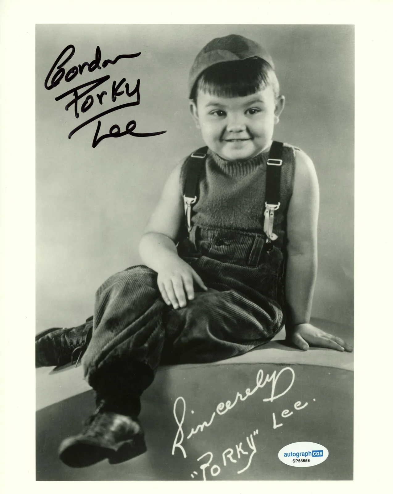 Gordon Lee — Gordon 'Porky' Lee "The Little Rascals" AUTOGRAPH Signed 'Our Gang' 8x10 Photo D, изображение 2