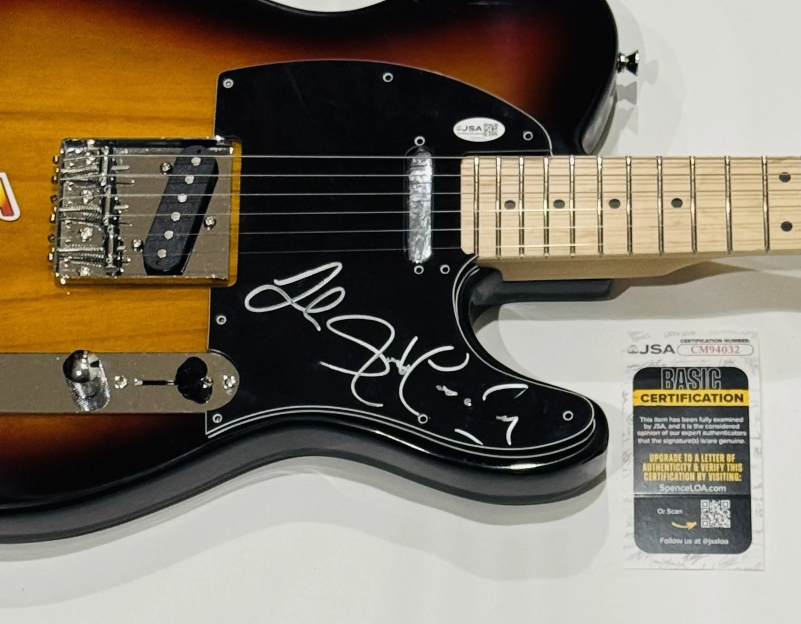 HOT TUNA SIGNED SUNBURST ELECTRIC GUITAR JACK CASADY JORMA KAUKONEN JSA COA, image 2