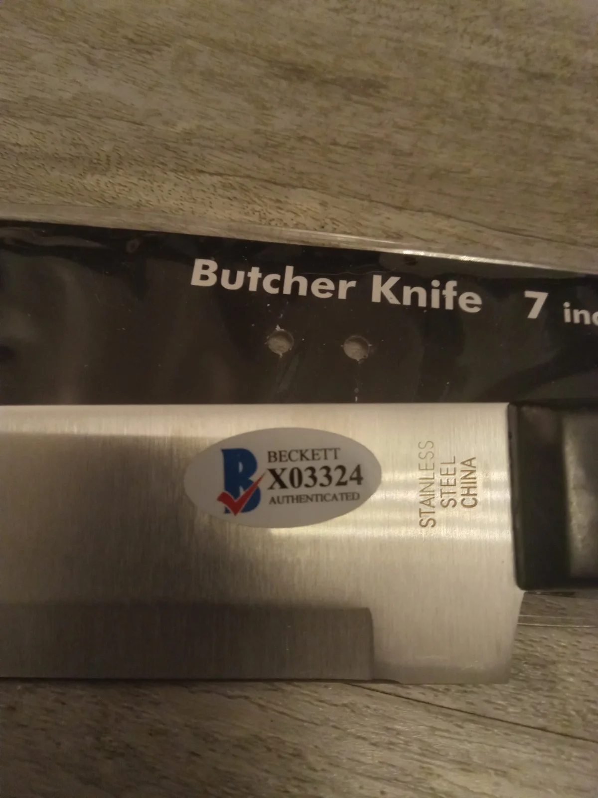 A. Michael Lerner — A. Michael Lerner Autographed Knife Halloween 6 Curse of Michael Myers Beckett, изображение 3