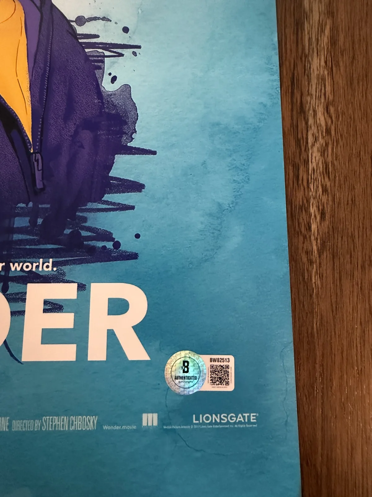 Jacob Tremblay 'Wonder' Signed 12x18 Photo 'Auggie' Beckett Certified, image 2