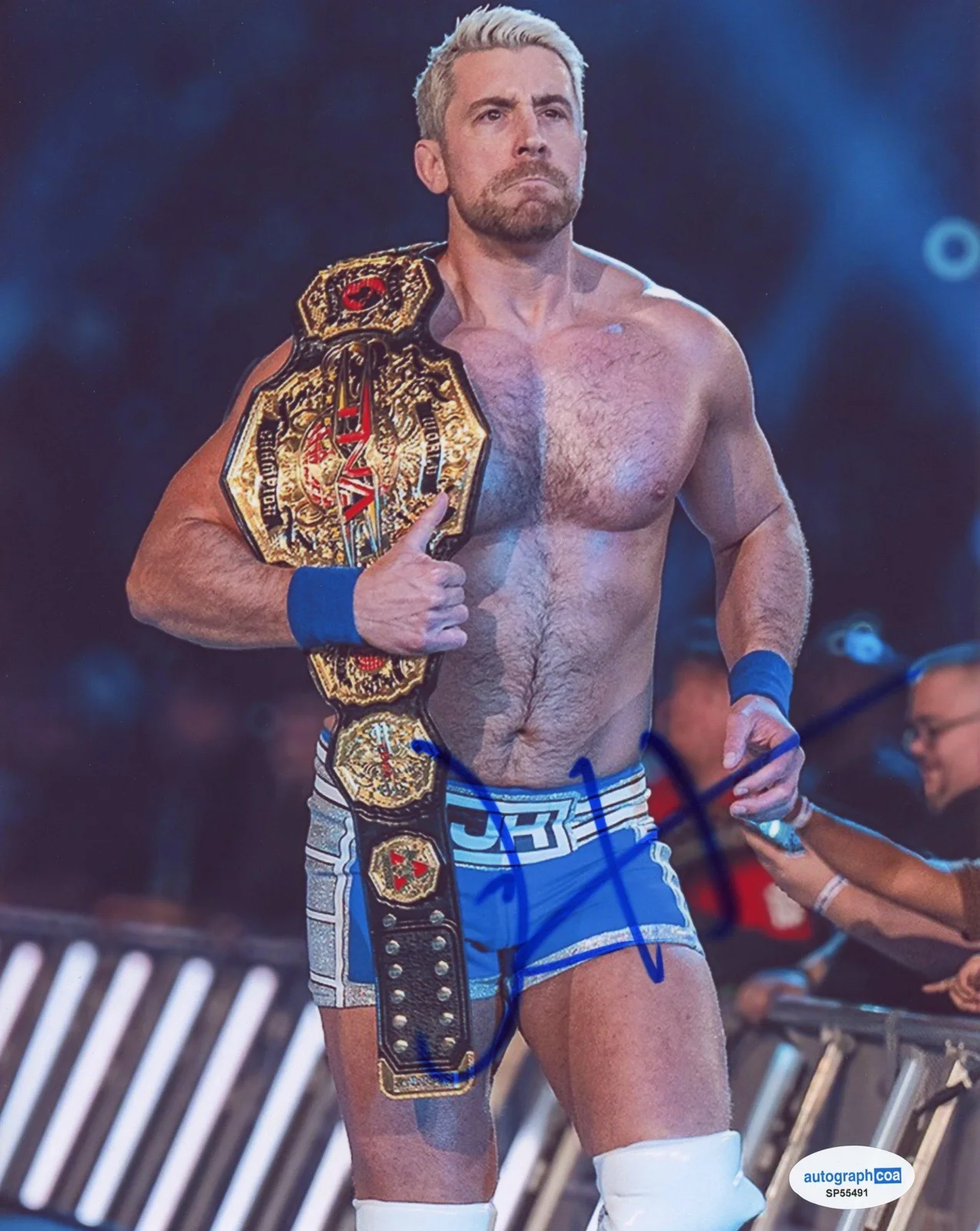 Joe Hendry — Joe Hendry AUTOGRAPH Signed WWE Wrestling TNA Champion 8x10 Photo ACOA, изображение 2